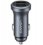 Picture of adowarka samochodowa USAMS CC320 Aluminium 2.4A 2xUSB-A tarnish