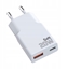 Attēls no adowarka sieciowa 1 x USB, 1 x USB-C Quick Charge 3.0 20W SUPER SLIM biaa