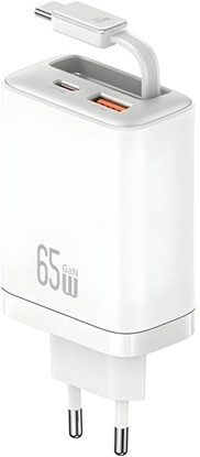 Picture of adowarka sieciowa USAMS Xiang Series CC299 65W 1xUSB-C 1xUSB-A + kabel USB-C biay