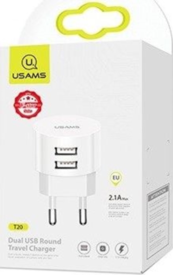 Picture of adowarka Usams T20 2x USB-A 2.1 A (63939-uniw)