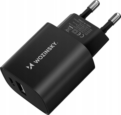 Picture of adowarka Wozinsky adowarka sieciowa Wozinsky WGWCB USB-A USB-C 20W - czarna