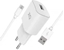 Изображение adowarka XQISIT NP Travel Charger Single USB-A 2.4A w. micro white (50854) standard