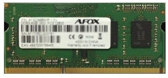 Picture of AFOX SO-DIMM DDR3 8GB memory module 1600 MHz LV 1,35V