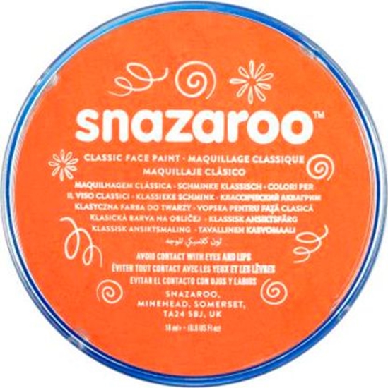 Изображение Akson Snazaroo 18 ml farba do twarzy i ciaa pomaraczowa Orange uniw