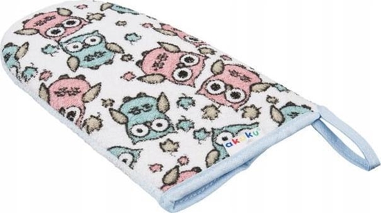 Picture of Akuku Akuku Myjka rkawica frotte Sowy mix