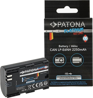 Picture of Akumulator Patona Akumulator Patona Protect LP-E6NH do Canon EOS R5 EOS R6 2250mAh / 16,2Wh