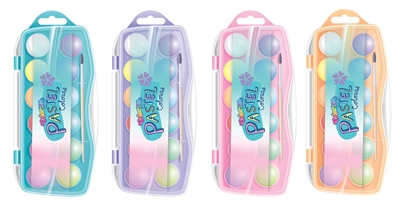 Attēls no Akvareļu krāsas Pastel, 12 krāsas