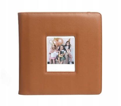 Attēls no Album Na Zdjcia Do Zdj 288 Szt Fuji Instax Wide 400 / 300 / Polaroid 600 / Now / Brzowy