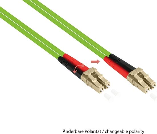 Picture of Alcasa Alcasa LW-8075LS5 kabel InfiniBand / wiatowodowy 7,5 m LC SC Zielony