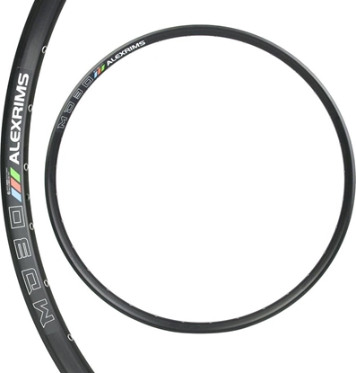 Picture of Alexrims Obrcz mtb ALEXRIMS MD30 29"x32otw. Tubeless Ready H.tarczowy kapslowana czarna (NEW)