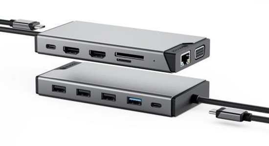 Изображение Alogic 12-in-1 USB-C PD DV3 Triple Display Docking Station