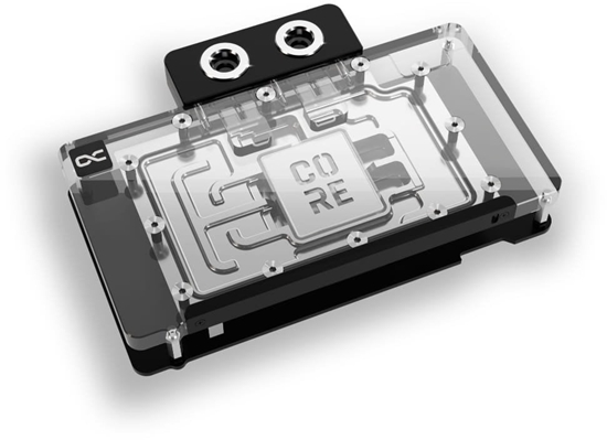 Picture of Alphacool Core GeForce RTX 5080 Phoenix Wasserblock, Backplate - Acryl, schwarz