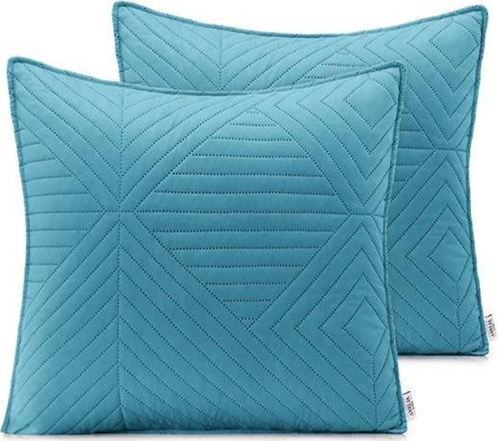 Изображение AmeliaHome CUS/AH/SOFTA/AZUREBLUE+PEARLSILVER/45X45*2