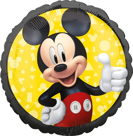 Изображение AMSCAN Balon foliowy Myszka Mickey - 43 cm - 1 szt. uniwersalny (44869-uniw) - 44869-uniw