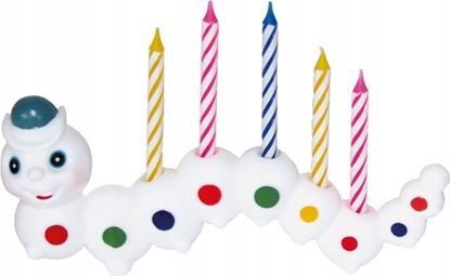 Attēls no AMSCAN wieczki urodzinowe Gsienica 7 wieczek 5055