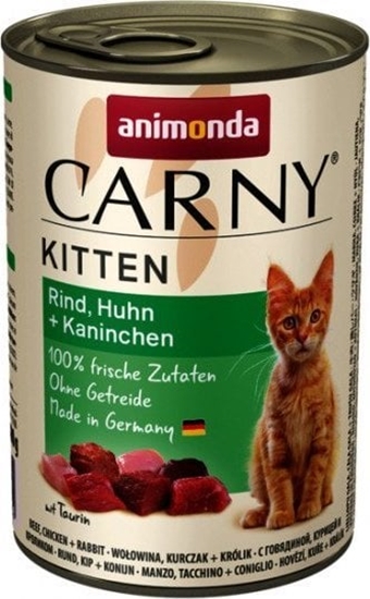 Picture of Animonda ANIMONDA Carny Kitten smak: woowina, kurczak i królik 400g