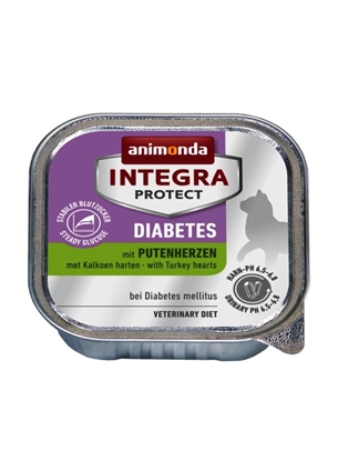 Изображение ANIMONDA Integra Protect Diabetes Turkey hearts - wet cat food - 100g