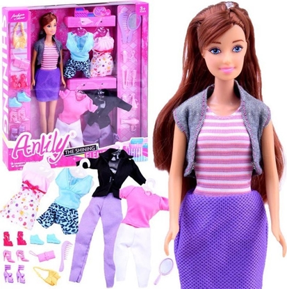 Picture of Anlily Anlily Lalka z ubraniami stroje buty akces. ZA2457