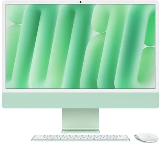 Picture of APPLE iMac Z1EM 59,62cm 23,5Zoll Standardglas M4 10C CPU/10C GPU/16C N.E. 16GB 512GB SSD Gbit Eth MM NumKey TID DE Grn