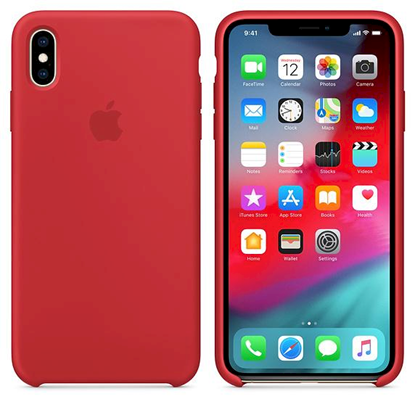 Изображение Apple iPhone XS Max Silicone Case MRWH2ZM/A Red