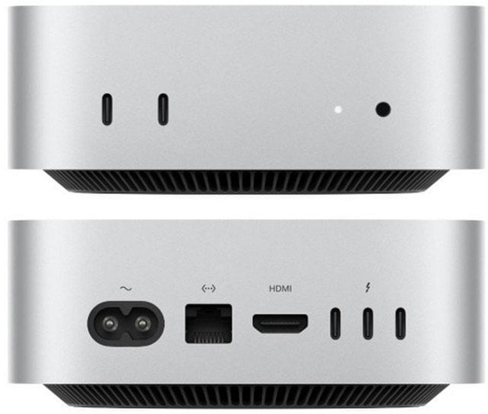 Picture of APPLE Mac Mini Z1JV M4 Pro 12C CPU/16C GPU/16C N.E. 48GB 2TB SSD 10Gbit Eth DE Silber