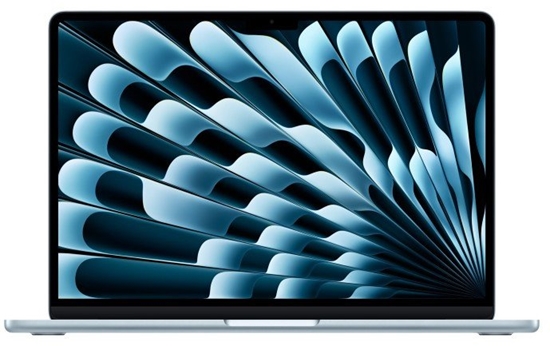 Picture of Apple MacBook | Air | Sky Blue | 13 " | IPS | 2560 x 1664 pixels | Apple M4 | 16 GB | Solid-state drive capacity 256 GB | Apple M4 chip 10-core CPU/8-core GPU | macOS | 802.11ax | Bluetooth version 5.0 | Keyboard language Russian | Keyboard backlit | Warr