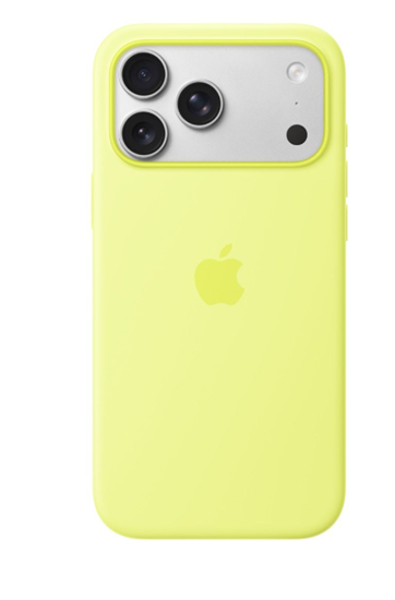 Изображение Apple MGFM4ZM/A Silicone Case with MagSafe for iPhone 17 Pro Max / Neon Yellow