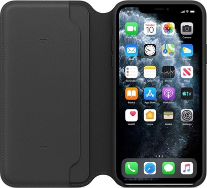Изображение Apple Skórzane etui folio do iPhone 11 Pro Max - czarne-MX082ZM/A