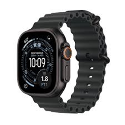 Изображение APPLE WATCH ULTRA 3 GPS+CELLULAR 49MM BLACK TITANIUM CASE WITH BLACK OCEAN BAND MF0J4QC/A
