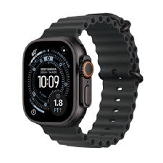 Изображение APPLE WATCH ULTRA 3 GPS+CELLULAR 49MM BLACK TITANIUM CASE WITH BLACK OCEAN BAND MF0J4QC/A