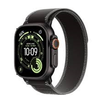 Изображение APPLE WATCH ULTRA 3 GPS+CELLULAR 49MM BLACK TITANIUM CASE WITH BLACK/CHARCOAL TRAIL LOOP M/L MF