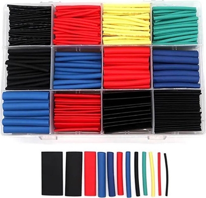 Picture of Aptel 800 Dwuciennych Rurek Termokurczliwych z Polietylenu mix kol. AG938A