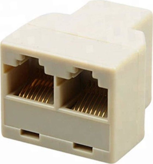 Picture of Aptel RJ5A ROZGAZIACZ Z 1 NA 2 GNIAZDA RJ45 8P8C