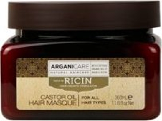 Picture of Arganicare Arganicare Castor Oil Maska stymulujca porost wosów 350 ml