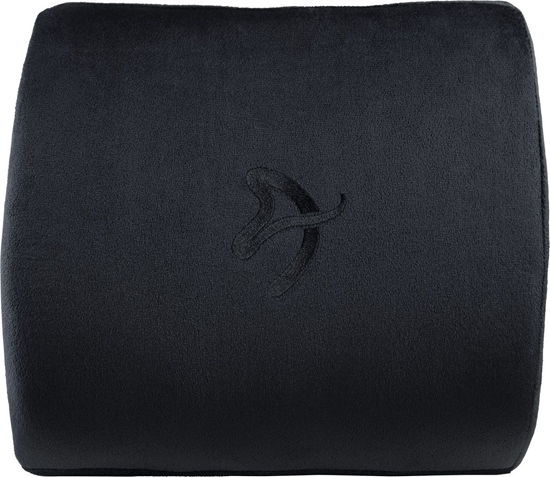Picture of Arozzi Velvet polyester | Lumbar Support Pillow | Black