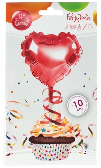 Picture of Arpex Balon foliowy na patyczku serce czerwony