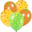 Attēls no Arpex Balony neonowe kropki 28cm 5szt