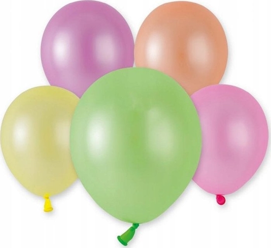 Изображение Arpex Balony pastelowe fluorescencyjne 12,5cm 100szt