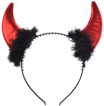 Picture of Arpex Metalizowane rogi diaba czerwone