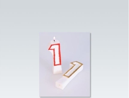 Attēls no Arpex Swieczka cyferka - kolor nr 1