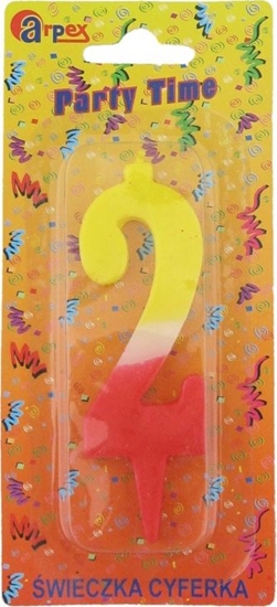 Picture of Arpex Swieczka cyferka - kolor nr 2