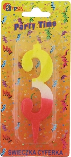 Picture of Arpex wieczka cyferka - kolor nr 3