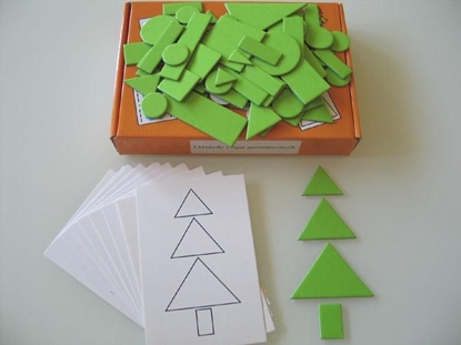 Изображение Arson Zestaw dydaktyczny. Ukadanki z figur geometrycz.