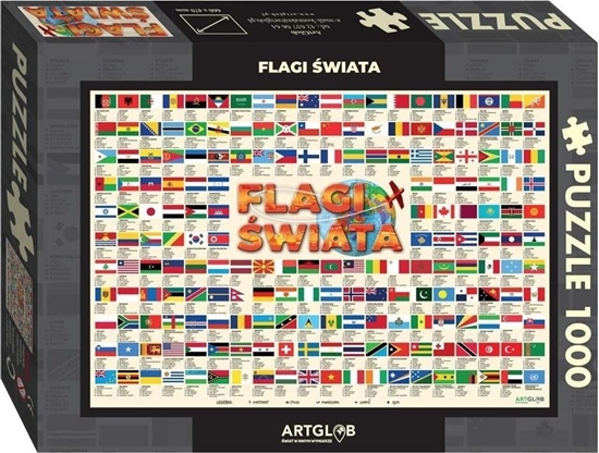 Picture of Artglob Puzzle Flagi wiata 1 000 elementów