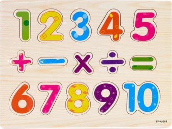 Изображение Artyk Ukadanka drewniana Cyferki 676895