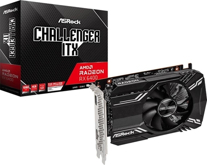 Attēls no ASROCK Radeon RX 6400 Challenger ITX 4GB