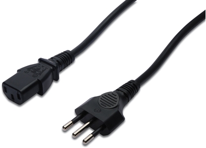 Picture of ASSMANN Netzanschlusskabel Italien Stecker - C13 Buchse 1,8m