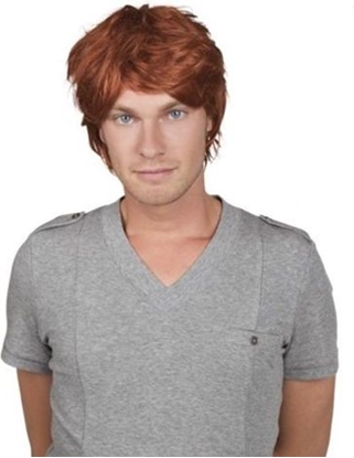 Picture of Aster Peruka mska brzowa Lux