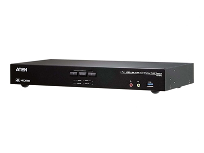 Attēls no Aten 2-Port USB 3.0 4K HDMI Dual Display KVMP Switch | CS1842