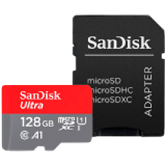 Picture of Atmiņas karte Sandisk Ultra microSDXC 128GB + SD Adapter